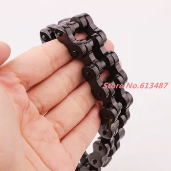 

9" 22mm Heavy 316L Stainless Steel Black Mens Biker Bicycle Motorcycle Chain Males Bracelets & Bangles Cool Jewelry