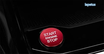 

Lapetus Accessories For Volkswagen T-Roc T Roc 2018 2019 2020 Car Start Stop Engine Push Button Sticker Cover Trim / Red / Blue