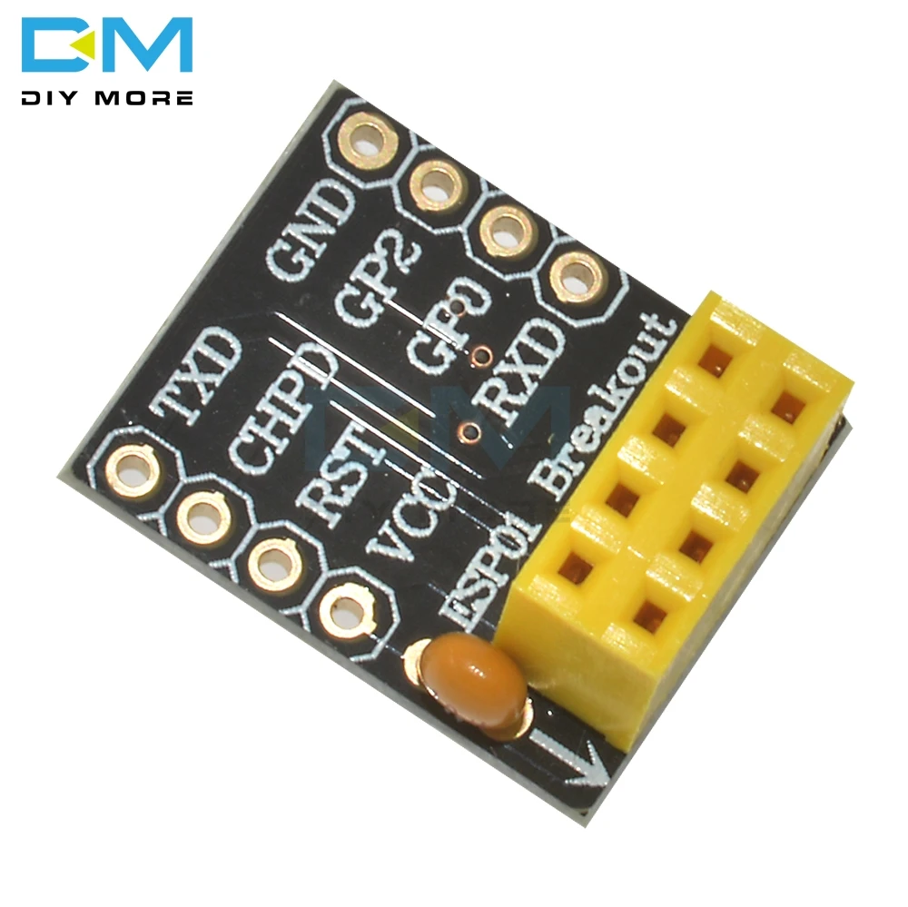 5 шт. для ESP 01 Esp8266 01S модель ESP8266 серийный макетный адаптер WiFi трансивера модуль