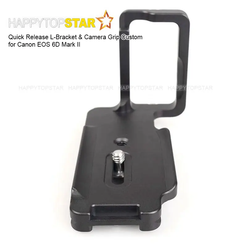 Metal QR Quick Release L-Bracket Camera Holder Mount Grip for Canon EOS 6D2 6D Mark II DSLR Arca Swiss RRS kirk Markins