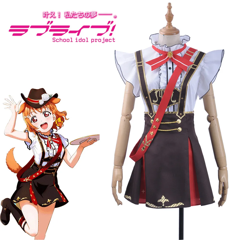 Косплей костюм всех участников аниме Lovelive Sunshine! Aqours Ruby Dia Kunan Мари Рико музыка