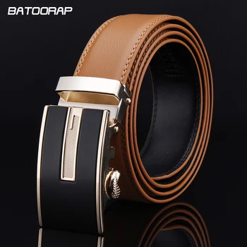 

[SuperDeals]2019 New Men's Fomal Genuine Leather Belt Design High Quality Men Belts Luxury Belt Orange Color Casual Waist Strap