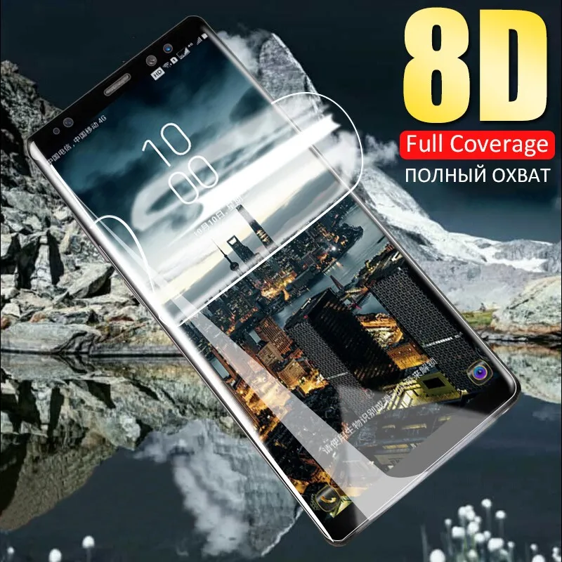 4 шт./лот 3D полное покрытие ПЭТ мягкая пленка для Samsung Galaxy S20 S10 S9 S8 Plus Note 9 8 S7 edge