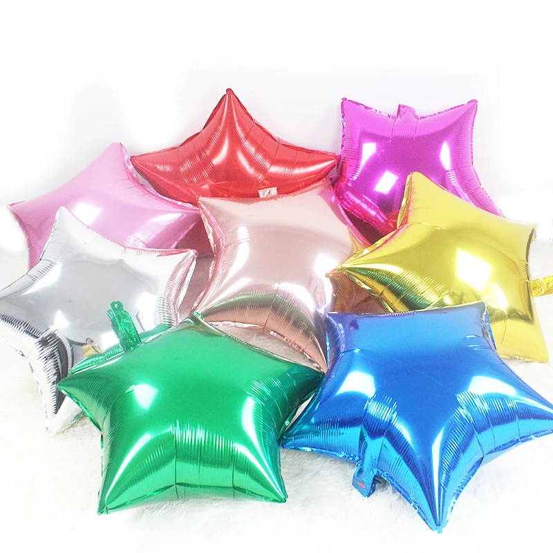 

24inch blue/rose gold/sliver star balloons birthday decoration helium balloon graduation gift happy eid balon anniversaire