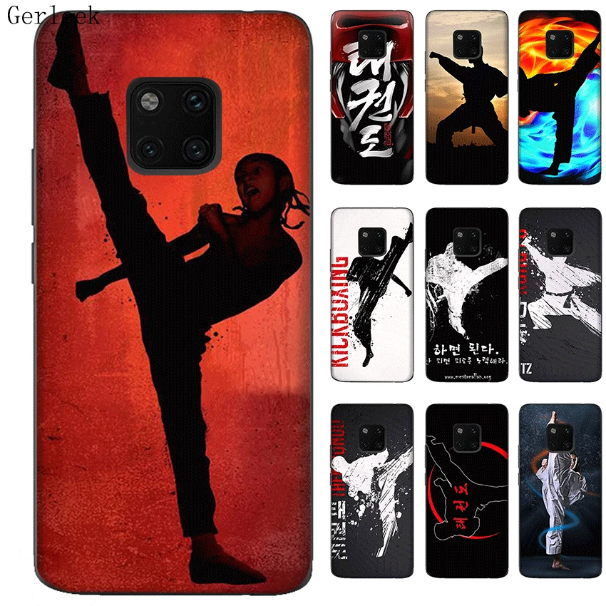 

Silicone TPU Phone Case For Huawei Nova 2i 3 3i Mate 10 20 Pro Lite Y6 Y5 Prime 2017 2018 Taekwondo
