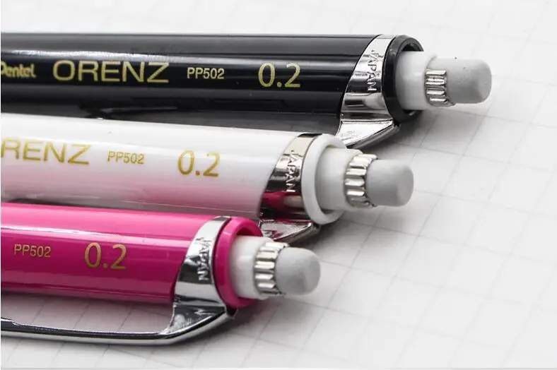 Pentel механический карандаш 0,2 мм 03 мм Orenz XPP502 непрерывный свинцовый карандаш автоматический Запасной карандаш японские школьные принадлежности