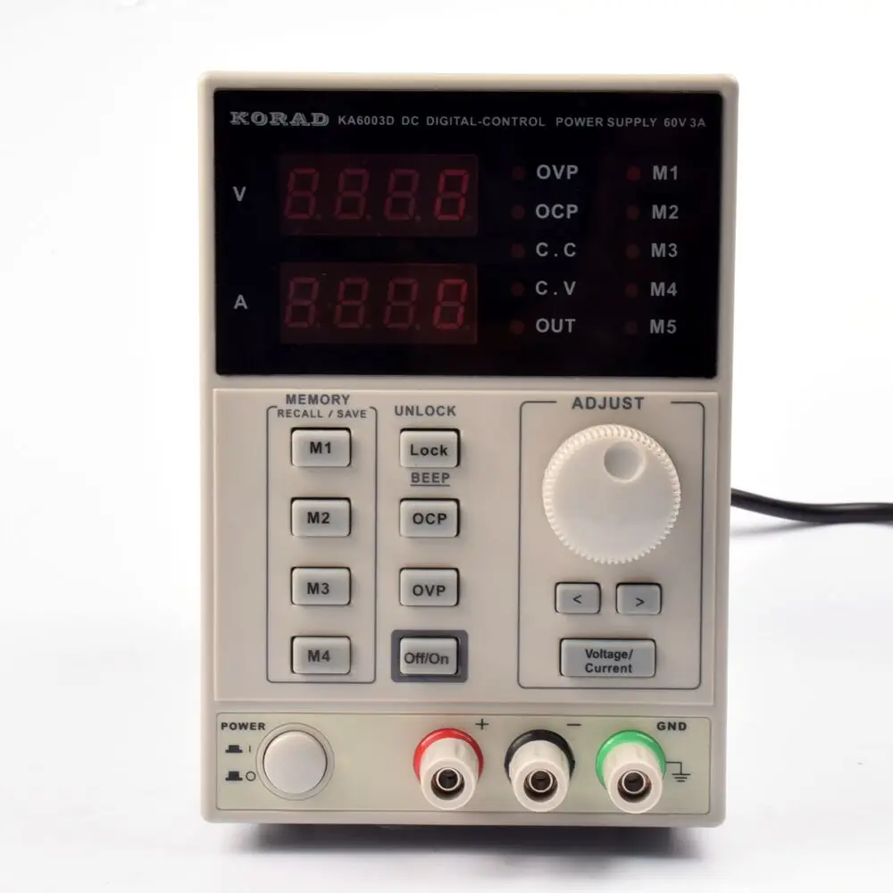 

KORAD KA6003D High Precision The Lab Programmable Adjustable Digital Regulated Power Supply DC Power Supply 60V/3A 220V