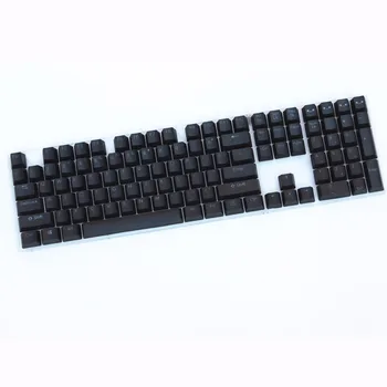 

104/108 key Black PBT Double-shot Backlit Keycap Cherry MX Switch Mechanical Keyboard Keycap Only sell keycaps