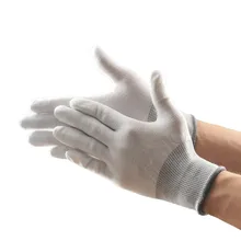 FIXFANS 1 пара антистатические перчатки с полиуретановым покрытием Пальма для ПК компьютер электронные инструменты для ремонта работы противоскользящие перчатки