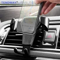 Tendway Смарт автомобильный держатель телефона для телефона в автомобиль тяжести Universal Mobile Автомобильный держатель телефона стенд Air Vent сотовый телефон держатель Клип
