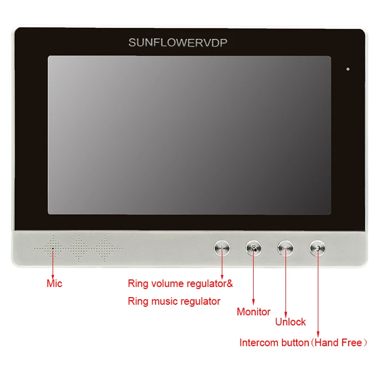 Для Интерком 3 единицы 10 "цветной внутренний монитор видеодомофон с замком + система контроля доступа Rifd пароль разблокировка видео-глаз