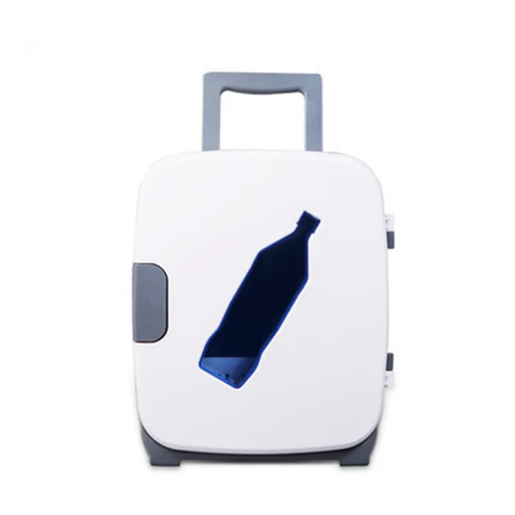 Portable Car Refrigerator 13L Home Car 12V 220V Large Capacity Cold and Warm Dual Use Fridge Small Vehicle Fridge Cooler Box famous brand mini car refrigerator 10l heat cold dual use 12v 220v mini home single door home car fridge cooler box traval use