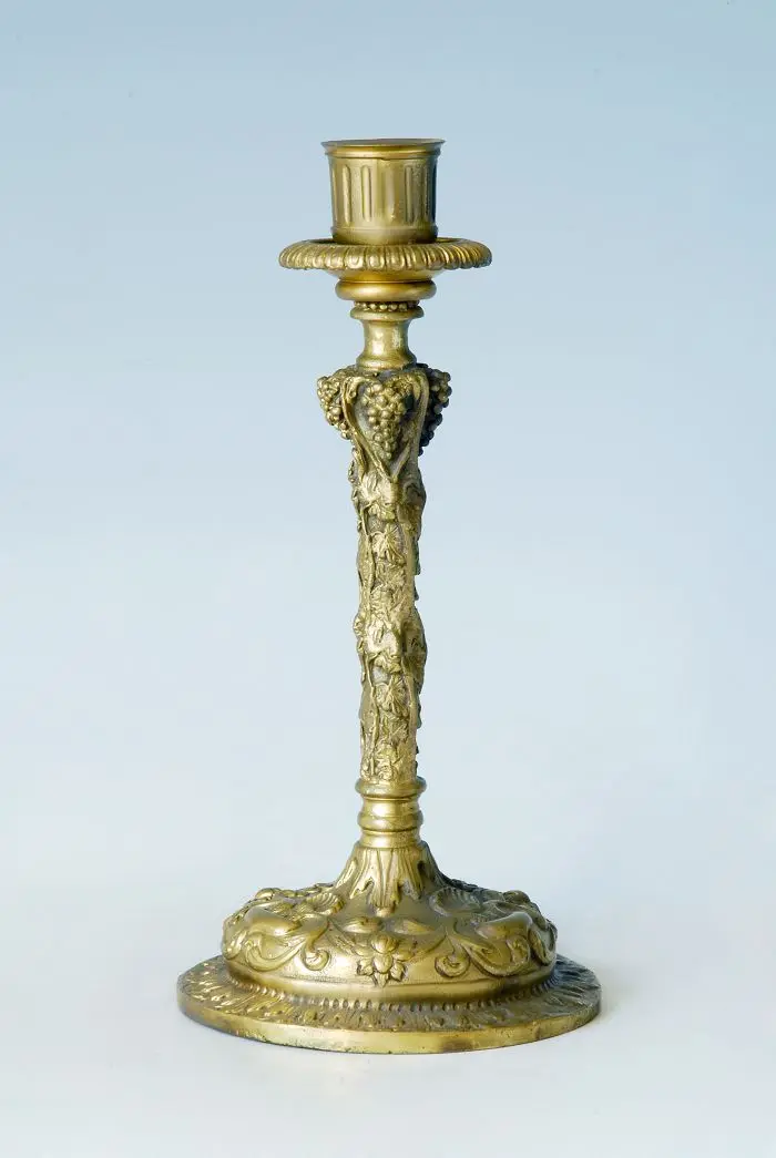 

ATLIE Bronzes Bronze Metal Candle Holder Statue Candlestick Birthday gifts Europe Style Home Decoration