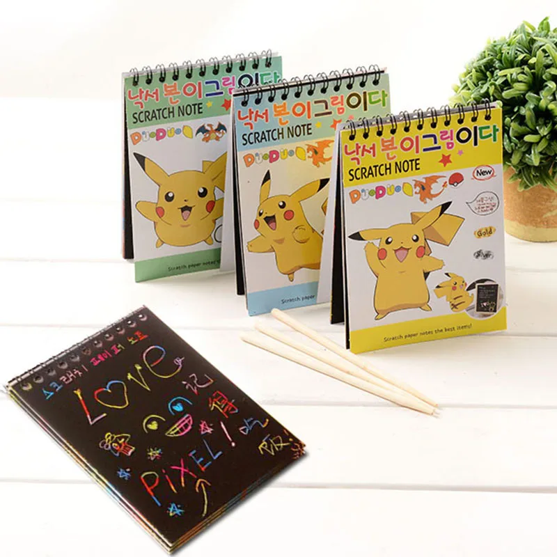 Kawaii розовый Кот граффити тетрадь прекрасный Тоторо альбом для рисования
