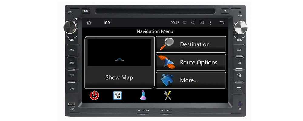 Top Liandlee Car Android System For Volkswagen Sharan Radio CD DVD Player GPS Nav Navi Navigation OBD BT TV HD Screen Multimedia 29