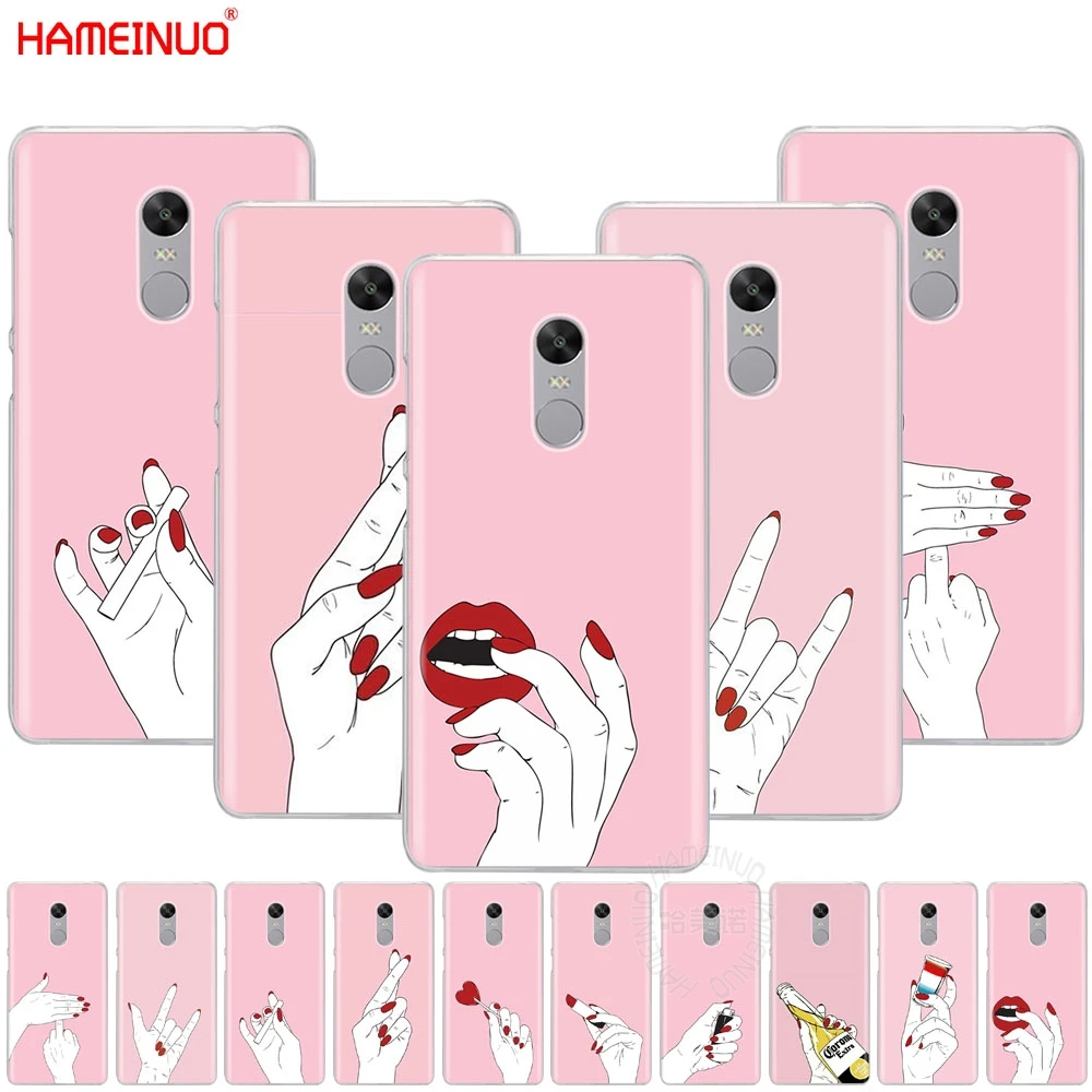 

HAMEINUO Gesture Design Cover phone Case for Xiaomi redmi 5 4 1 1s 2 3 3s pro PLUS redmi note 4 4X 4A 5A