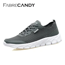 FABRECANDAY 2017 New Men Casual Shoes Summer Mesh For Men Super Light Flats Shoes Foot Wrapping