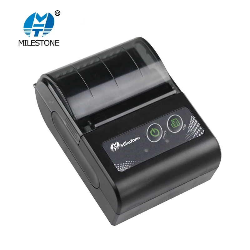 

Milestone Bluetooth thermal Printer Receipt bill 58MM Mini Portable pocket Windows Android IOS MHT-P10