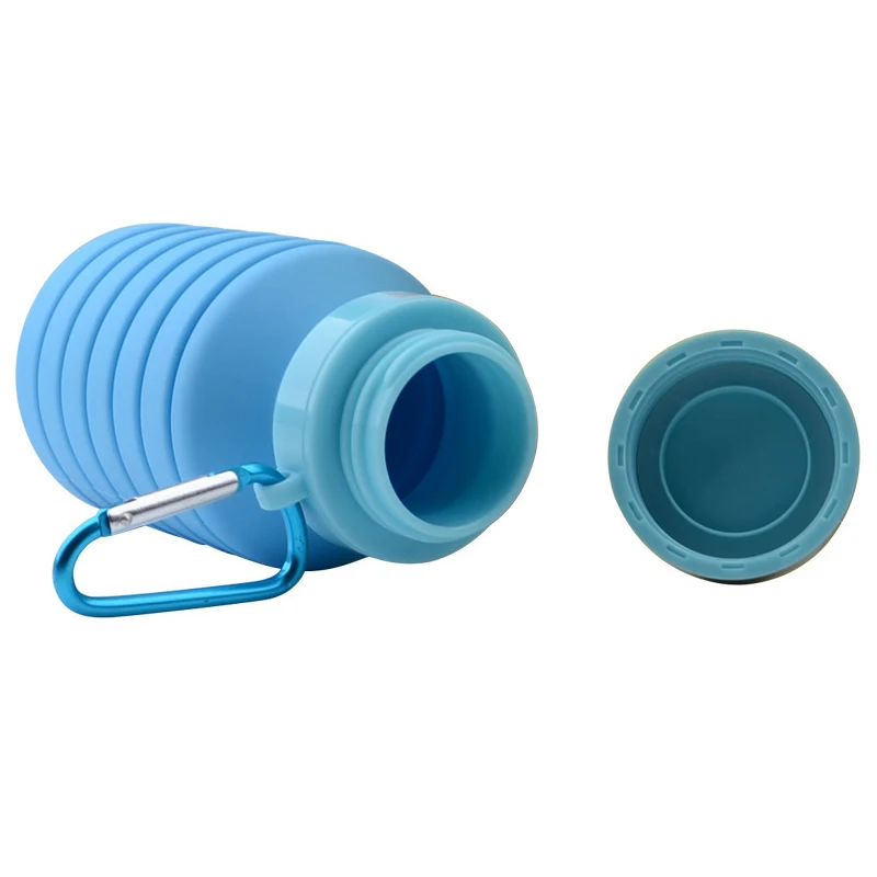 Hot Selling 550ML Silicone Foldable Coffee Cup Drinking Bottle Outdoor Travel Collapsible Cup BHD2