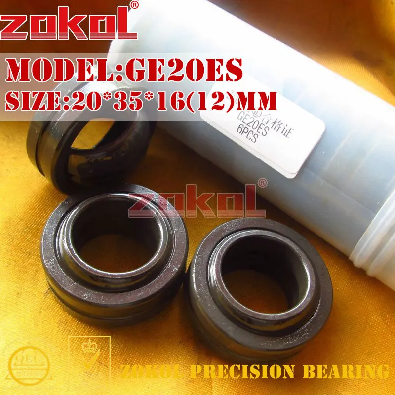 

ZOKOL bearing GE20ES Radial Spherical Plain Bearing 20*35*16(12)mm