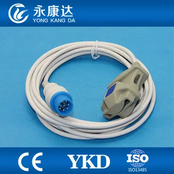 

3pcs/lot Free shipping Mennen 8pin Adult soft tip spo2 sensor