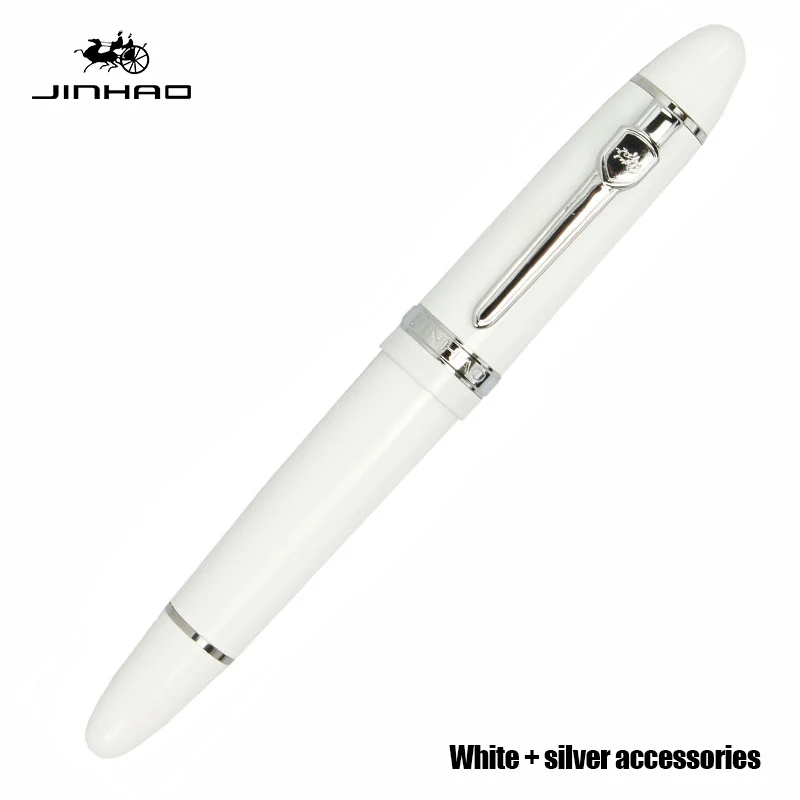 JINHAO159 авторучка канцелярская чернильная ручка Caneta каллиграфия ручка высокого качества в авторучке перо 0,5 мм 18KGP серебряный зажим Lamy