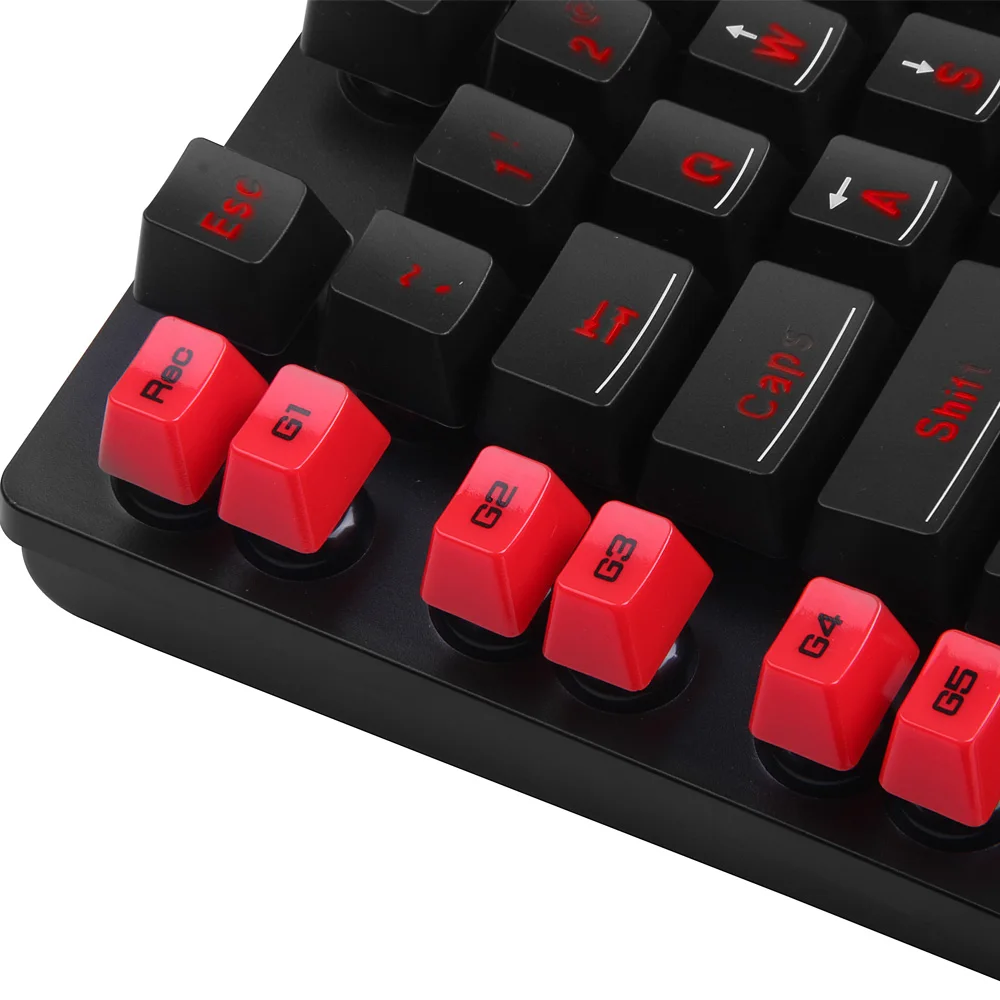 Redragon S102 Gaming Keyboard игры Мышь комбо 110 ключ 7 цветов клавиатура с подсветкой и Мышь Набор игровой Мышь и клавиатура Тихая