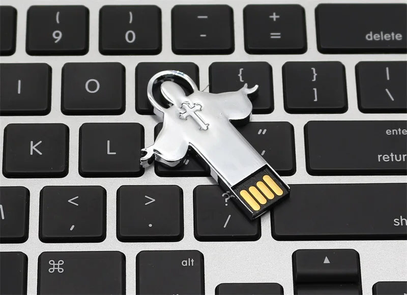 Jesus metal usb флеш накопитель 64 ГБ 16 32 8 4 Гб водонепроницаемый u диск/маленький/флеш