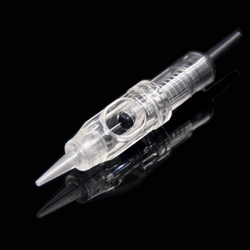 Permanente para o Cartucho de Tatuagem Pces Agulhas Fácil Clique Sobrancelha Maquiagem Rotativo Máquina Suíça Caneta 100 1rl 600d-g 4 Agulhas para tatuagem