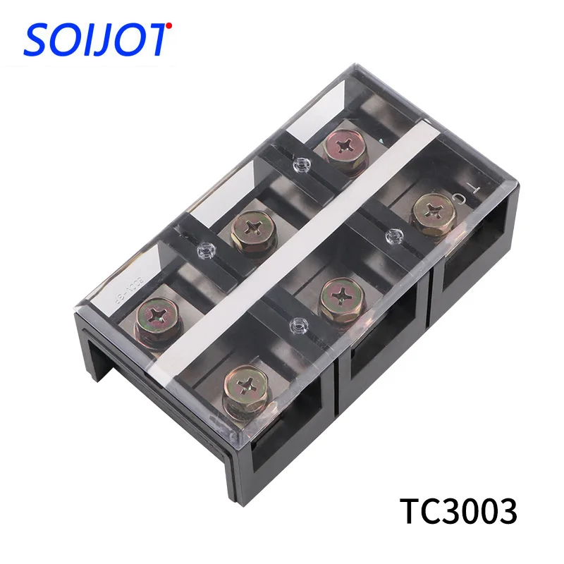 

1PC TC3003 Fixed Terminal Double Row Screw Terminal Block Terminal Connector Cable Header .Copper