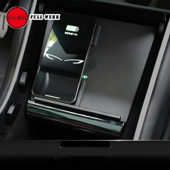 

Updated Wireless Car Phone Charger for Tesla Model 3 Dual USB Central Control Charging Board Fast Charging Plate Holder