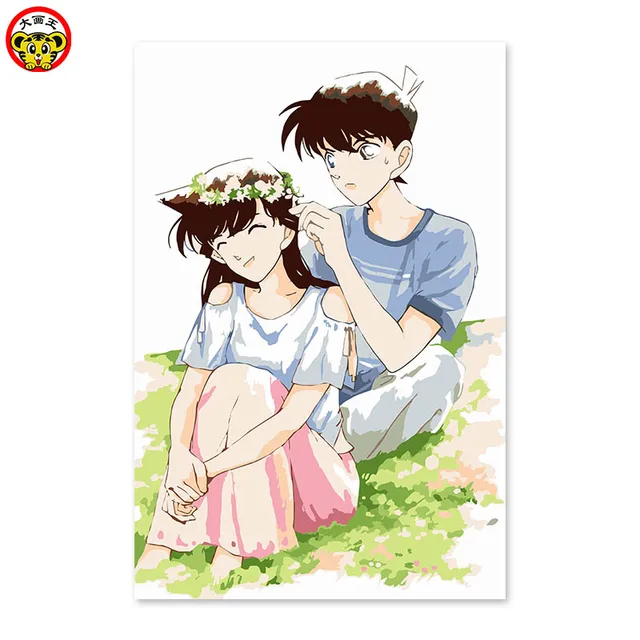 Get Little Boy And Little Girl Detective Conan Digital Painting Diy For Free Wallpaper Little Boy And Little Girl Detective Conan Digital Painting Diy Desktop Wallpaper