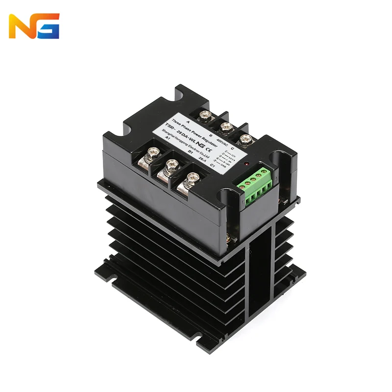 

NG TSR-25DA-WL speed control regulator torque motor three phase DC SCR 4-20mA speed controller module with raditor