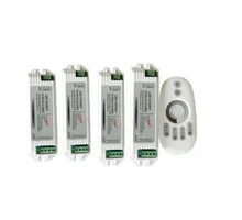 1X Новый дизайн 2.4 Г 4 зона сенсорный LED диммер контроллер 1 ШТ. LED контроллер + 4 ШТ. LED dimmer бесплатная доставка