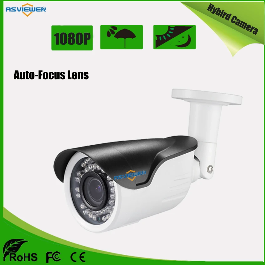 

IMX323 CMOS Sensor 4XMotor Zoom Auto Focus Lens CCTV Camera 1080P Resolution Waterproof 40m IR distance AS-MHD8406AF