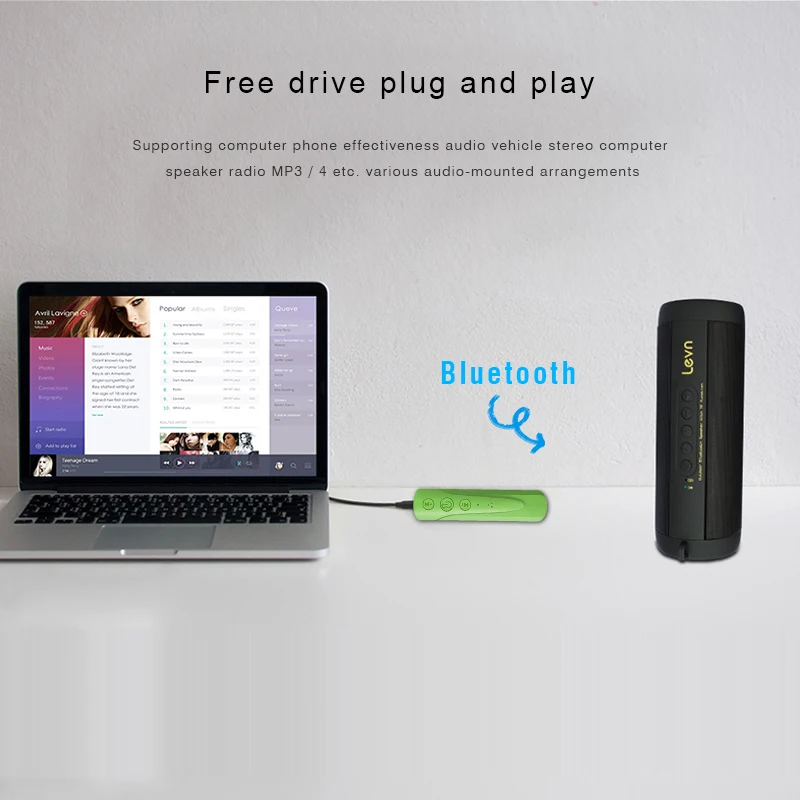 Беспроводной Bluetooth вспомогательный аудиоресивер адаптер 4,1 Bluetooth громкой связи автомобильный комплект 3,5 мм Aux Bluetooth Бесконтактный для музыки приемник