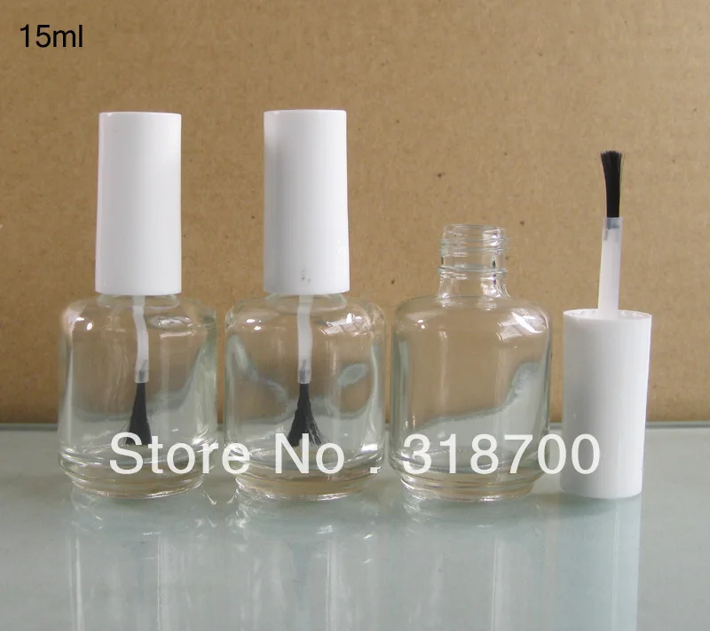 Wholesale Crown Shape Pink DIY Nail Polish Bottles - CosPack