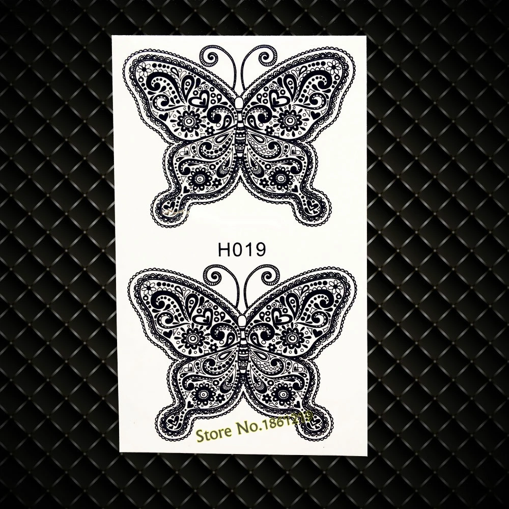 Черный Давид шестиугольная тату-наклейка в виде звезды для мужчин и женщин на руку Nack поддельные татуировки водонепроницаемый боди-арт Временные татуировки стикер s GAQ076