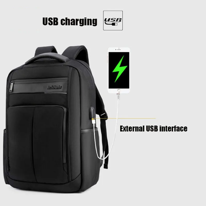 Мужская Подростковая сумка Mochila с защитой от воровства, usb зарядка, 18 дюймов, рюкзак для ноутбука, водонепроницаемый рюкзак, мужской рюкзак для путешествий, большая емкость