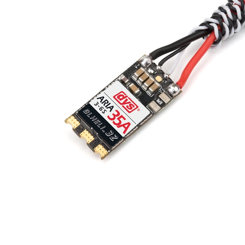 4X DYS Aria BLHeli_32bit 35A 35amp бесщеточный ESC 3-6 S Dshot1200 готовый встроенный измеритель тока сенсор для RC гоночного дрона