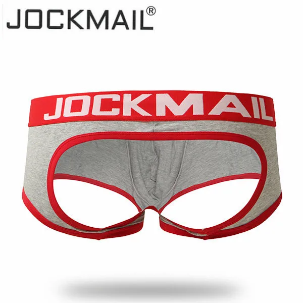 JOCKMAIL, Брендовое сексуальное нижнее белье для мужчин, бандаж, дышащий, cueca, гей, нижнее белье, хлопок, боксерские шорты, трусы с низкой талией, g-стринги