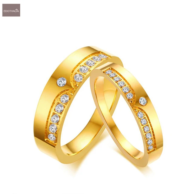 edothalia luxury aaa cz stone crown wedding rings for women men engagement ring anniversary gift gold - Crown Wedding Rings edothalia luxury aaa cz stone crown wedding rings for women men engagement ring anniversary gift gold - Crown Wedding Rings