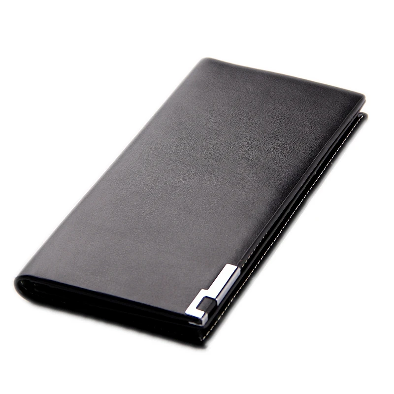 

Hot sale! 2019 Famous brand men's genuine leather long Wallet money handbag, Soft cow leather Ultra-thin coin bag purse 349