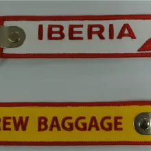 Iberia Logo Crew багажа персонализированные вышитые Брелоки ювелирные 140x30 мм 100 шт много