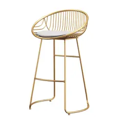 H 15% современный минималистский Кованое железо стул высокий стул бар барный стул стол и стул Nordic барный стул