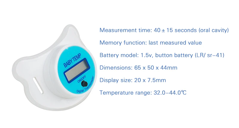 ЖК цифровой Детская Соска-термометр новорожденный медицинский силиконовый соска Детский термометр здоровье обеспечение безопасности для домашнего хозяйства