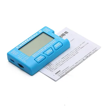 

Battery Capacity Checker Servo Tester RC CellMeter 8 with LED Backlight for Li-Po/Li-lon/Li-Fe(2-8S),NiCd/NiMH(4-8S) battery
