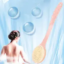 1 шт. сухой кожи тела Spa удаляет омертвевшие клетки кожи массаж тела душ щетка ванны щетка