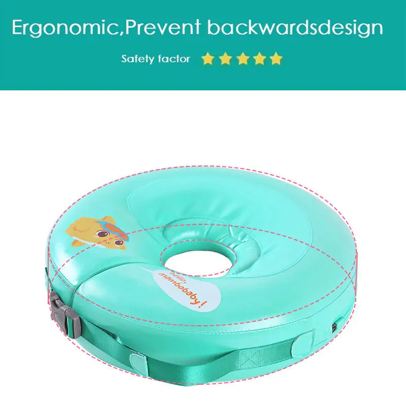 Solid Baby Swimming Neck Ring Baby Neck Float Flot Adores Para Piscina Swim Trainer Infant Neck Float Baby Swimming Accessories
