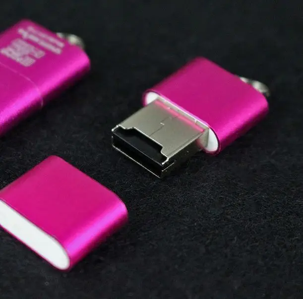 Высокое качество высокоскоростной мини USB 2,0 Micro SD TF T-Flash кард-ридер адаптер тонкий легкий кард-ридер подарок